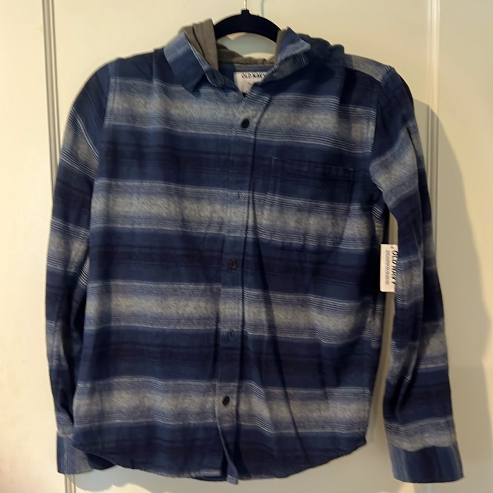 New with tags - boys hooded flannels